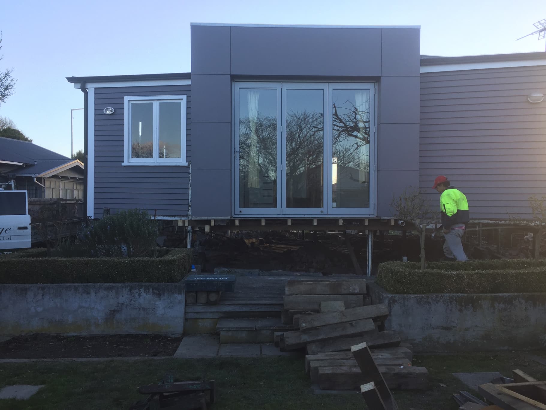 Foundation replacement performed by the Heritage House Relevellers team in Christchurch