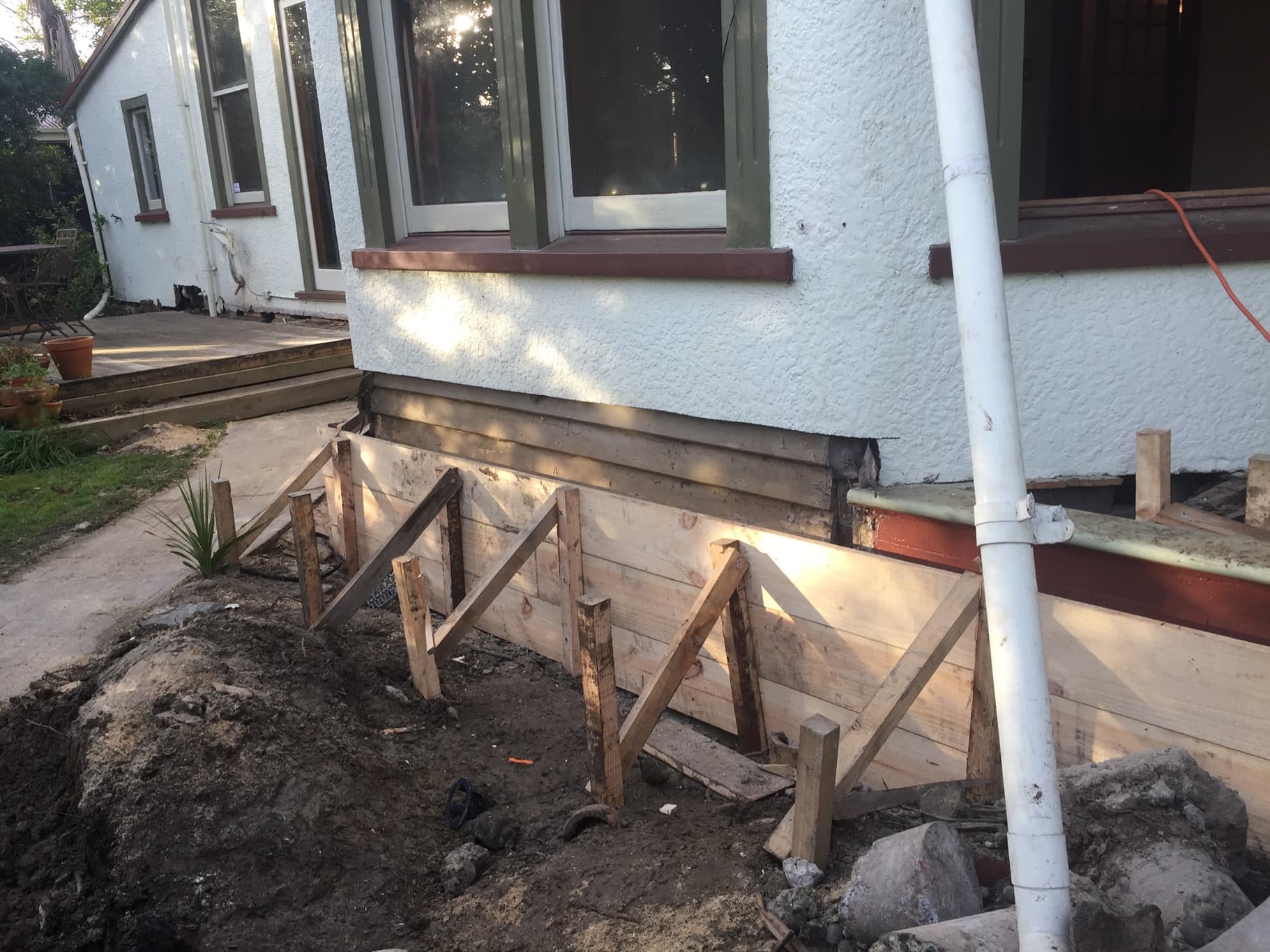 Foundation replacement performed by the Heritage House Relevellers team in Christchurch