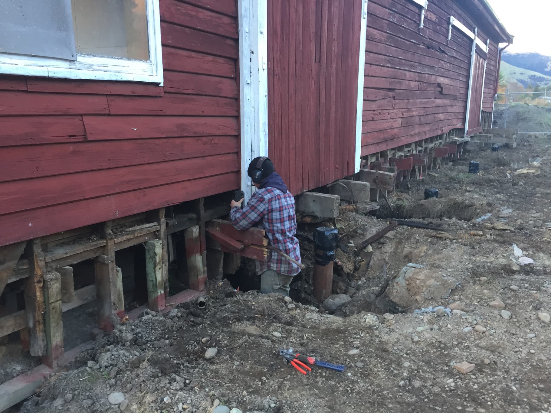 Historical house relocation job in Christchurch