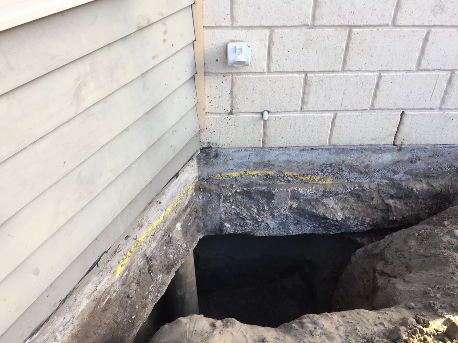 Slab lifting job in Canterbury
