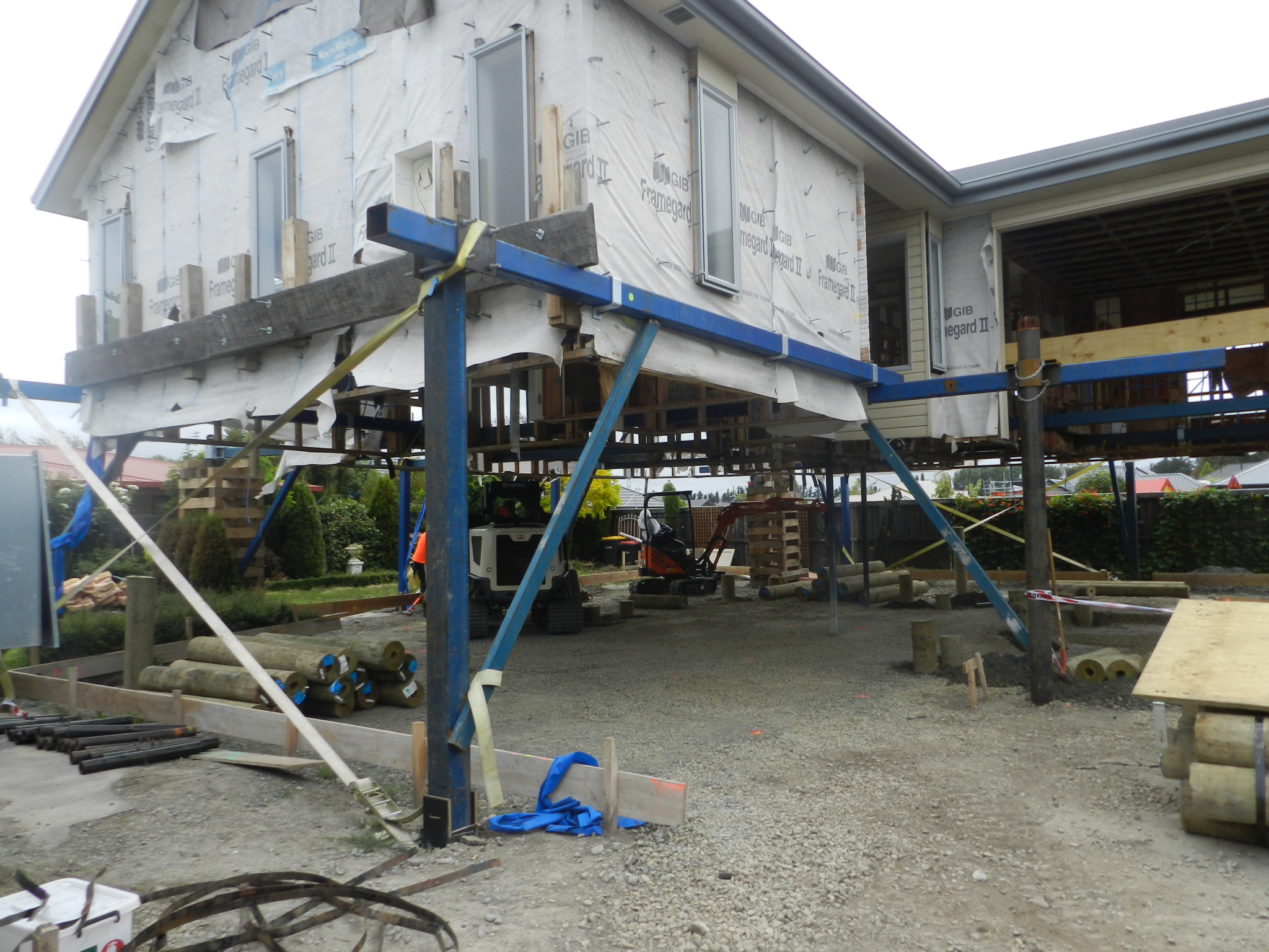 Canterbury house lifting and foundation replacement service in Christchurch