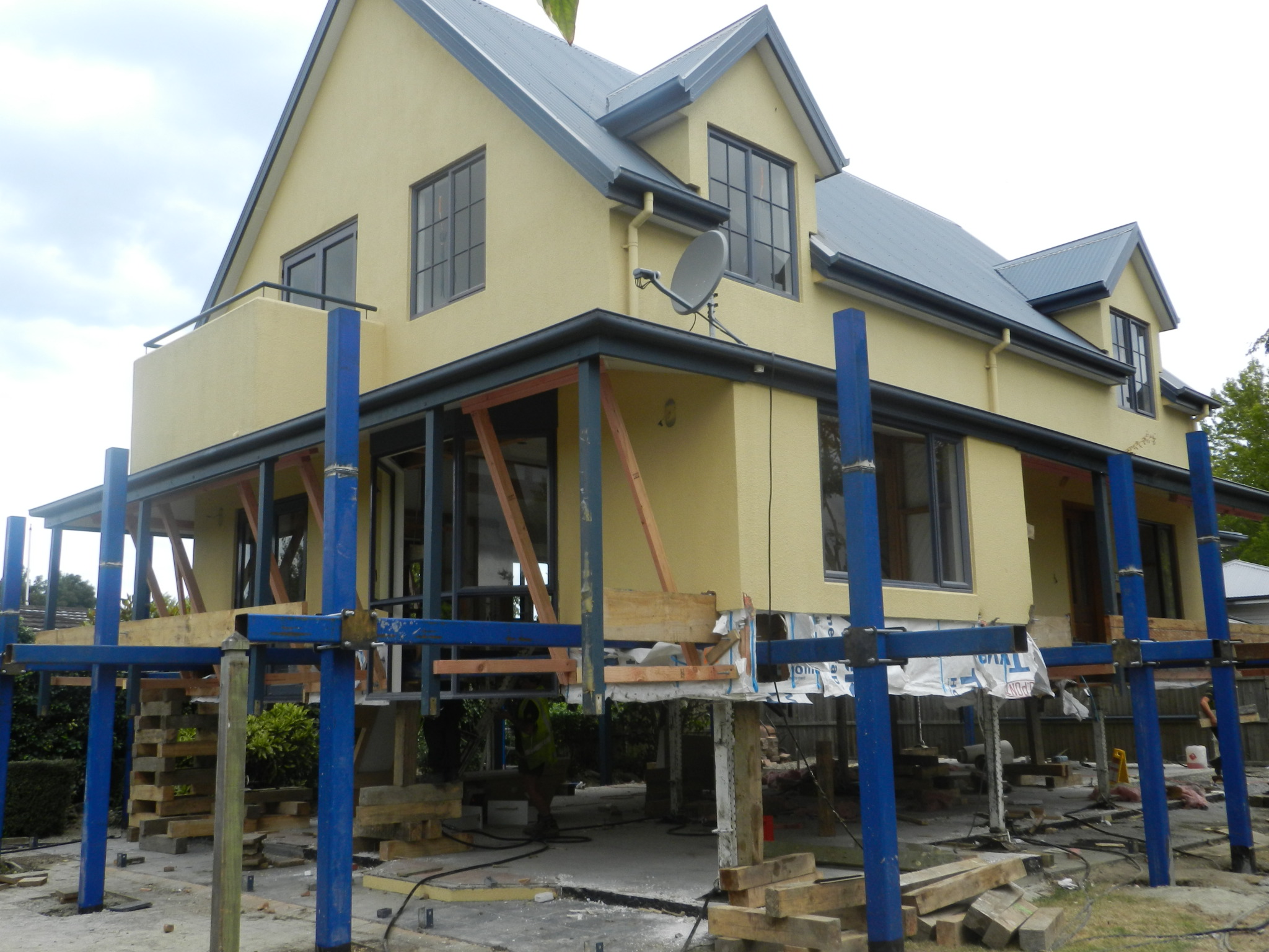 Get the heritage house team to do your next house lifting and foundation replacement in Christchurch
